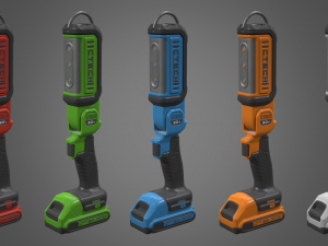 hand held area light 3D Модель