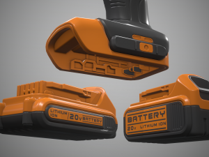 hand held area light 3D Модель