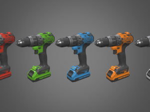 power drill Model 3D