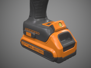 power drill Model 3D