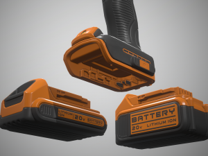 power drill Model 3D