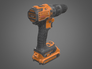 power drill Model 3D