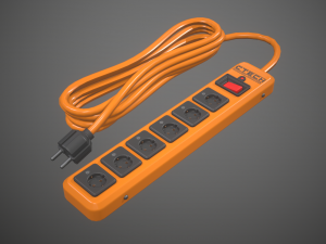power strip Modelo 3D