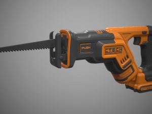 reciprocating saw 3D Model