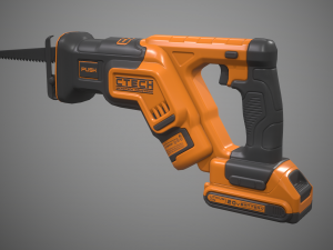 reciprocating saw 3D Model