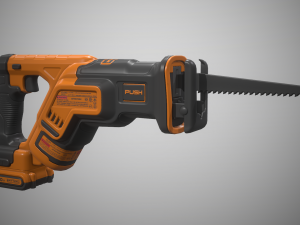 reciprocating saw 3D Model