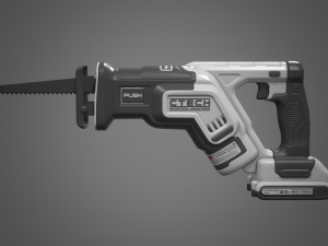 reciprocating saw 3D Model