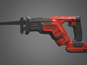 reciprocating saw 3D Model