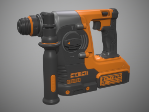rotary hammer drill Modelo 3D
