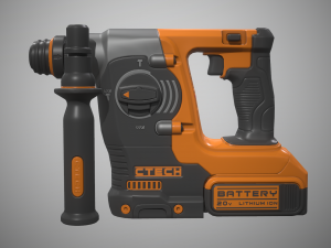 rotary hammer drill Modèle 3D