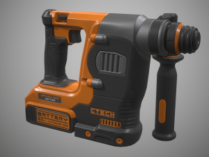 rotary hammer drill Modèle 3D