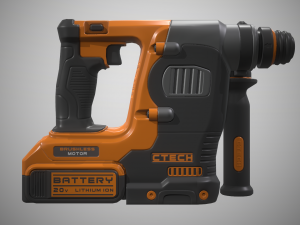 rotary hammer drill Modèle 3D
