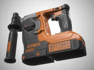 rotary hammer drill Modèle 3D