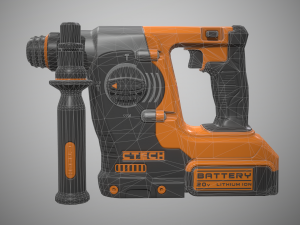 rotary hammer drill Modèle 3D