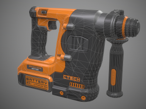 rotary hammer drill Modèle 3D