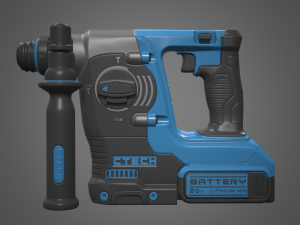 rotary hammer drill Modèle 3D