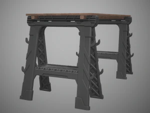 cavalletto Modello 3D