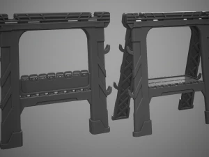 cavalletto Modello 3D