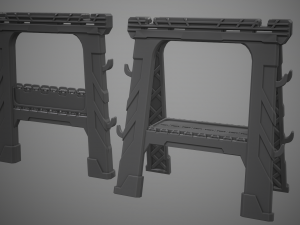 sawhorse 3Dモデル