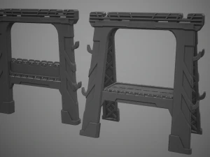 cavalletto Modello 3D