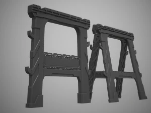 cavalletto Modello 3D