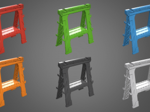 sawhorse 3Dモデル