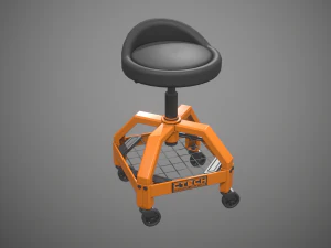 sgabello da negozio Modello 3D