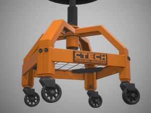 sgabello da negozio Modello 3D