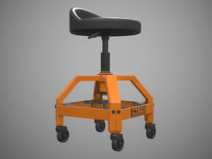 sgabello da negozio Modello 3D