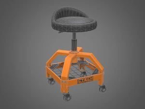 sgabello da negozio Modello 3D