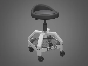 sgabello da negozio Modello 3D