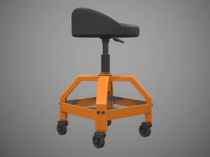 sgabello da negozio Modello 3D