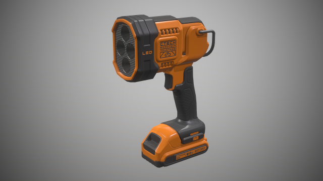 spotlight Model 3D .c4d .max .obj .3ds .fbx .stl .blend 