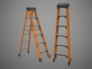 step ladder Modelo 3D