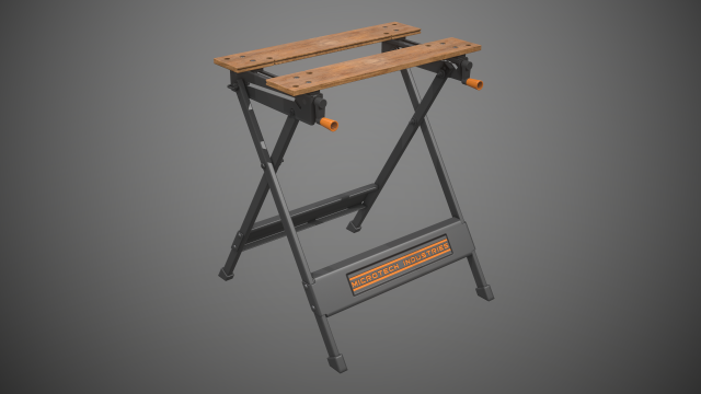workbench 3D Model .c4d .max .obj .3ds .fbx .stl .blend 