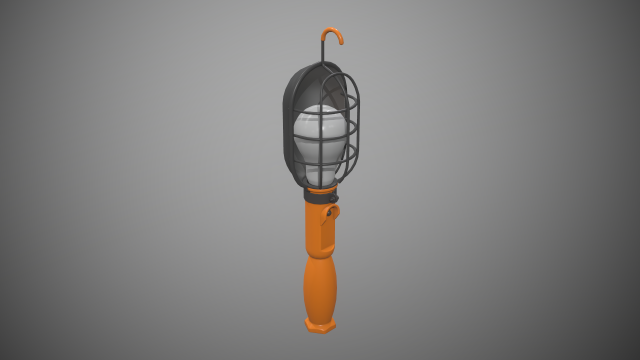 work light 3D Model .c4d .max .obj .3ds .fbx .stl .blend 