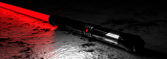 lightsaber red 3D Модель .c4d .max .obj .3ds .fbx .stl .blend 