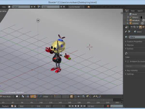 cartoony character 3D Model