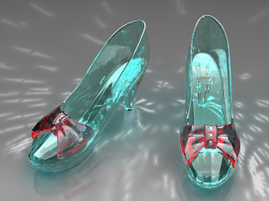 cinderella shoes Modèle 3D
