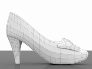 cinderella shoes Model 3D