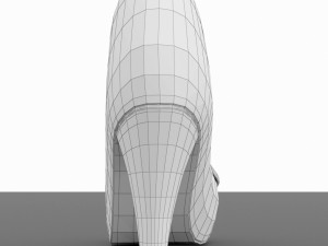 cinderella shoes Model 3D