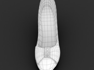 cinderella shoes Model 3D