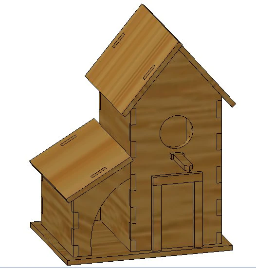 home for bird 3D Model .c4d .max .obj .3ds .fbx .stl .blend 