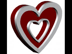 the heart of plywood luminous Modèle 3D