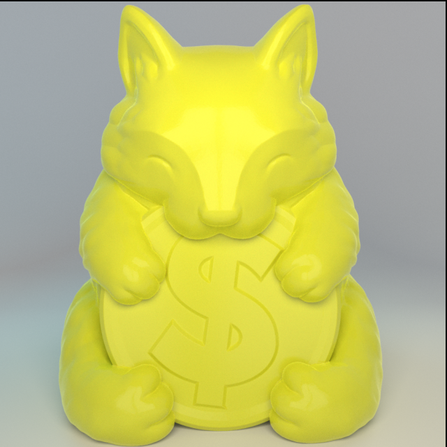 cute lucky cat 3D Print Model .c4d .max .obj .3ds .fbx .lwo .lw .lws