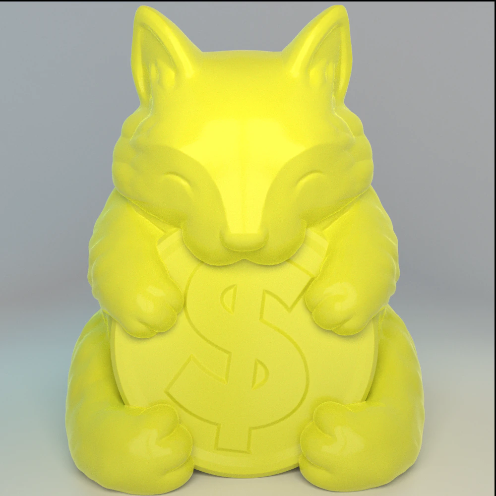 cute lucky cat 3D Print Model .c4d .max .obj .3ds .fbx .stl .blend 