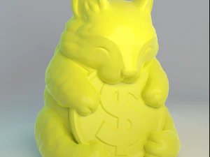 cute lucky cat 3D Print Model