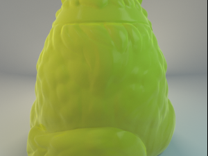 cute lucky cat Model Cetak 3D