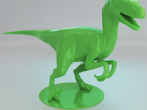low poly raptors pack 3D प्रिंट मॉडल
