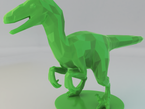 low poly raptors pack 3D प्रिंट मॉडल